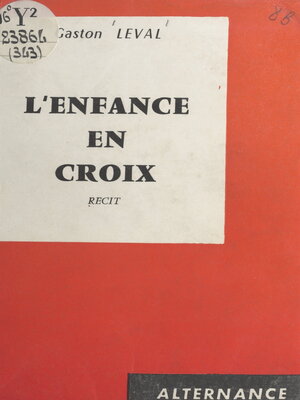 cover image of L'enfance en croix